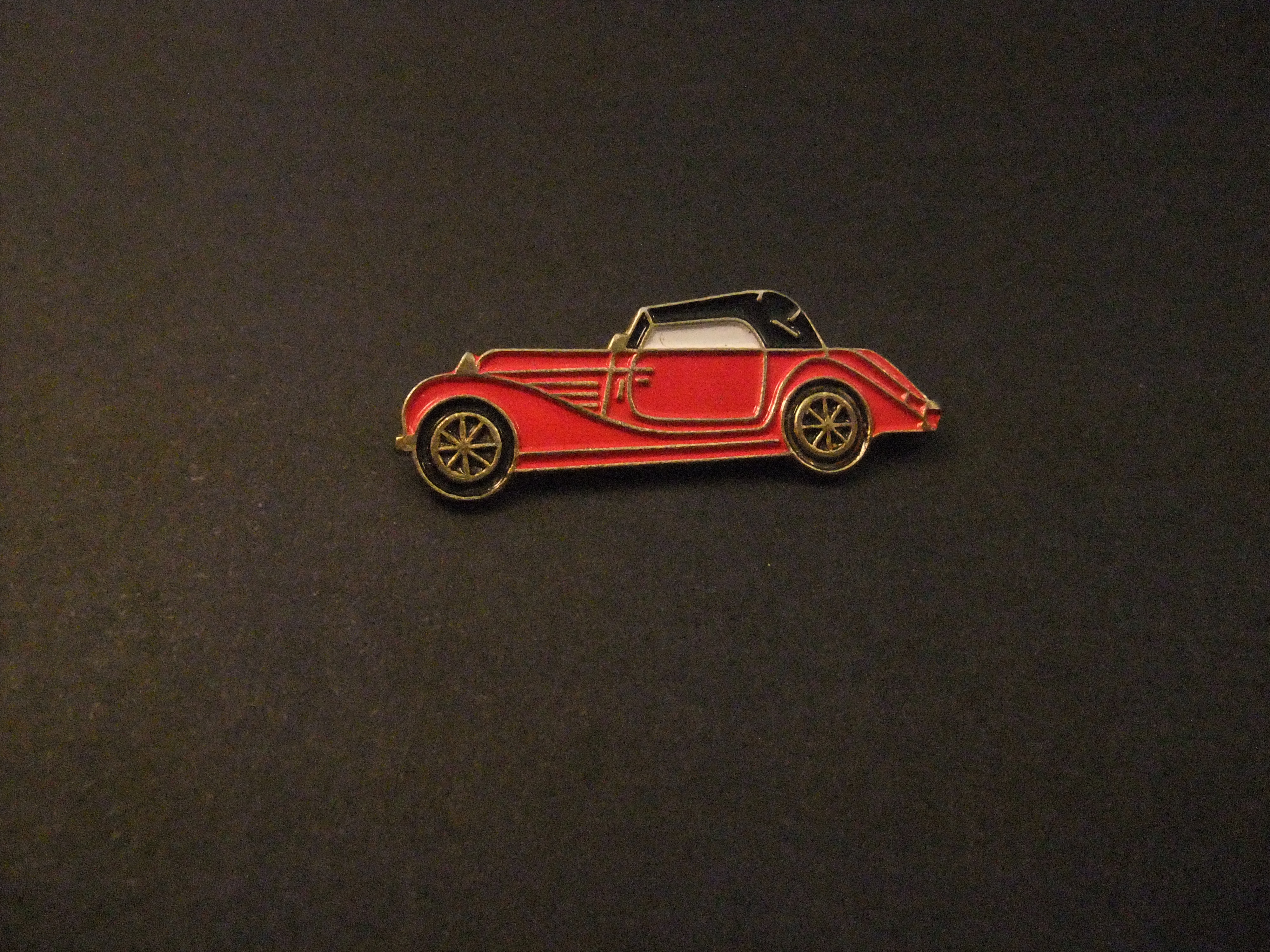 Morgan Roadster cabrio rood model